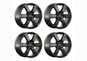 Ford F-150 Wheel Set - Ford Racing - 20in x 8.5in Wheel Set w/TPMS Kit - Matte Black - `15-`16